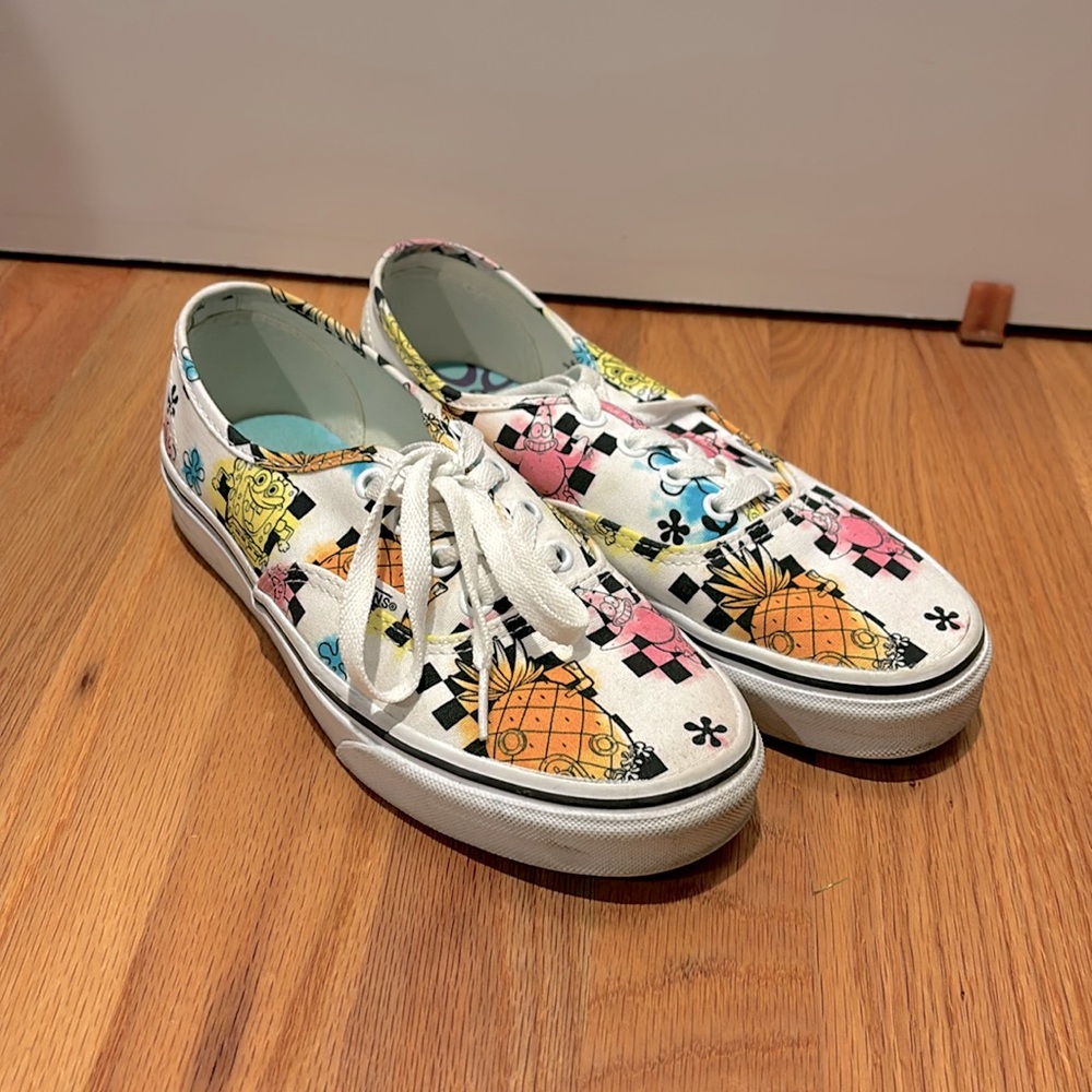 AUTHENTIC VANS SPONGEBOB SQUAREPANTS 2021 LMTD EDITION SNEAKERS WOMENS 7.5 MEN 6